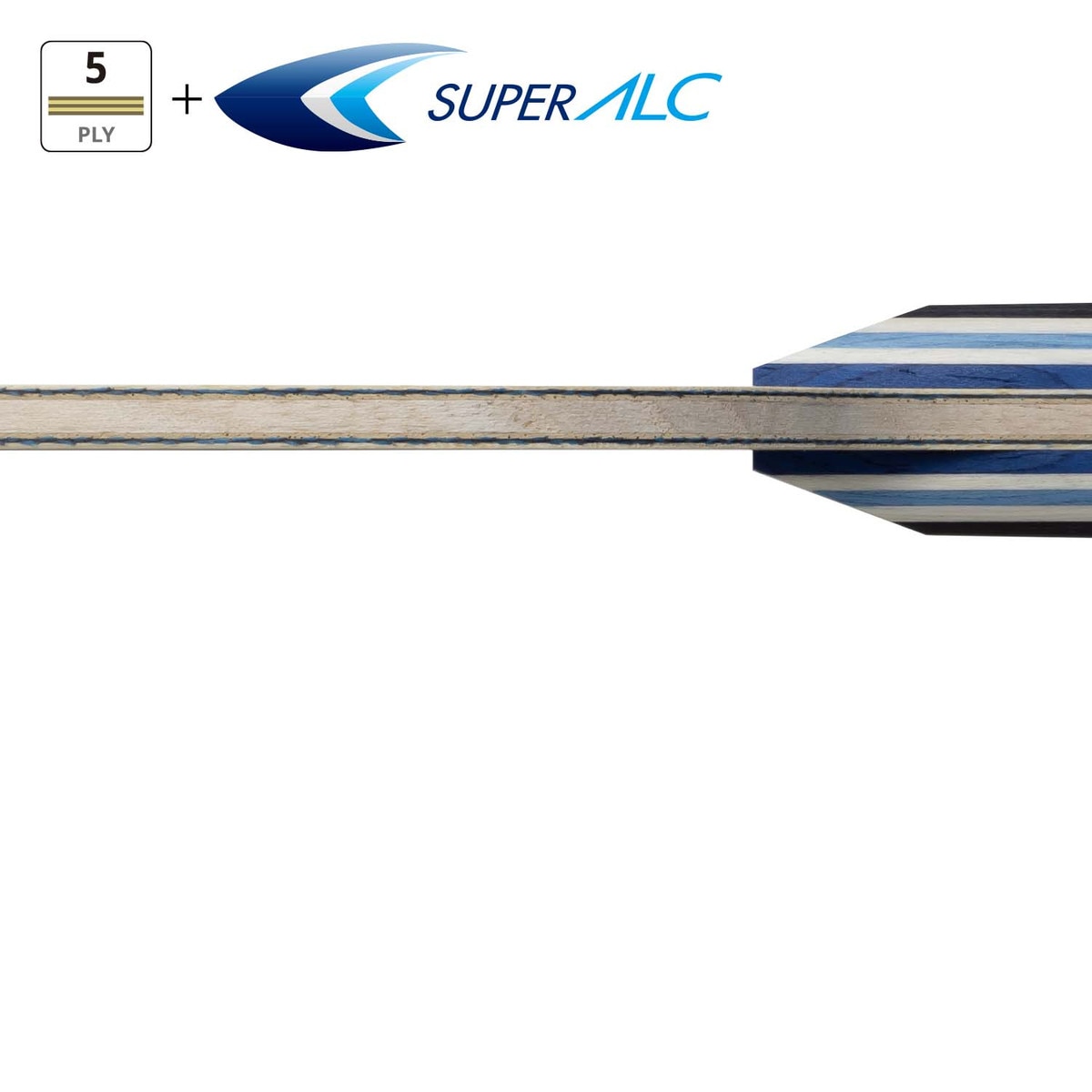 Butterfly Viscaria Super ALC CS Blade: Close-up of ALC Plies